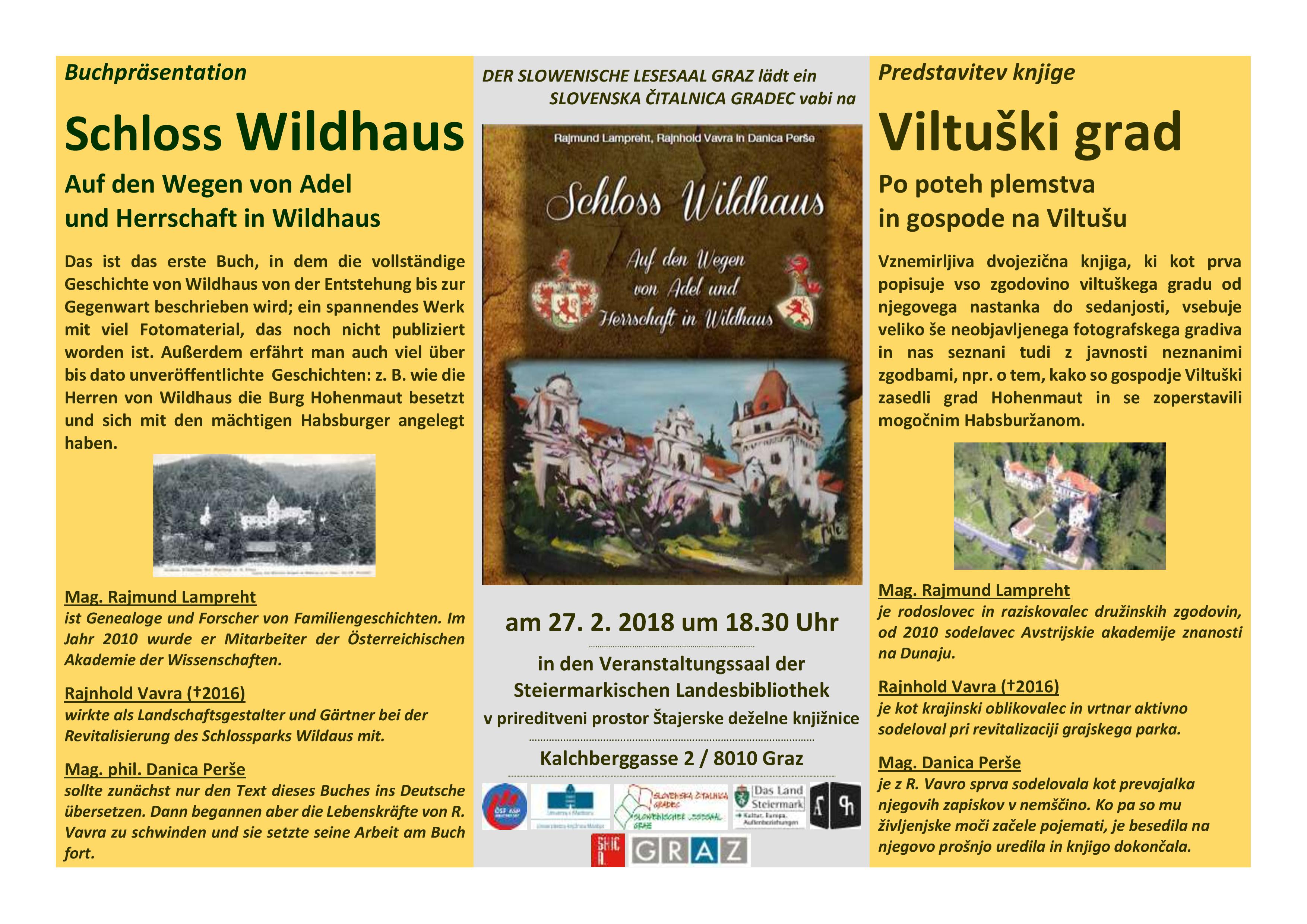 27. Februar 2018 | Schloss Wildhaus – Buchpräsentation